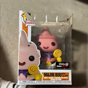 Funko Majin Buu with Lollipop Figure - Pink and Yellow